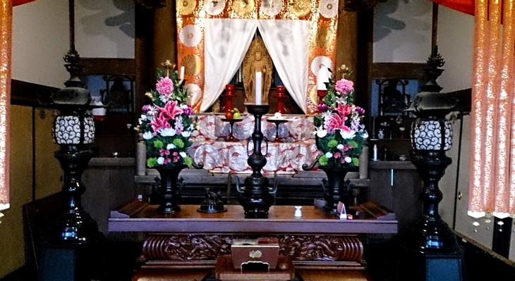 お寺_仏花