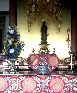 寺院ご本堂造花仏花